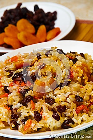 Pilaf made âEUR Stock Photo